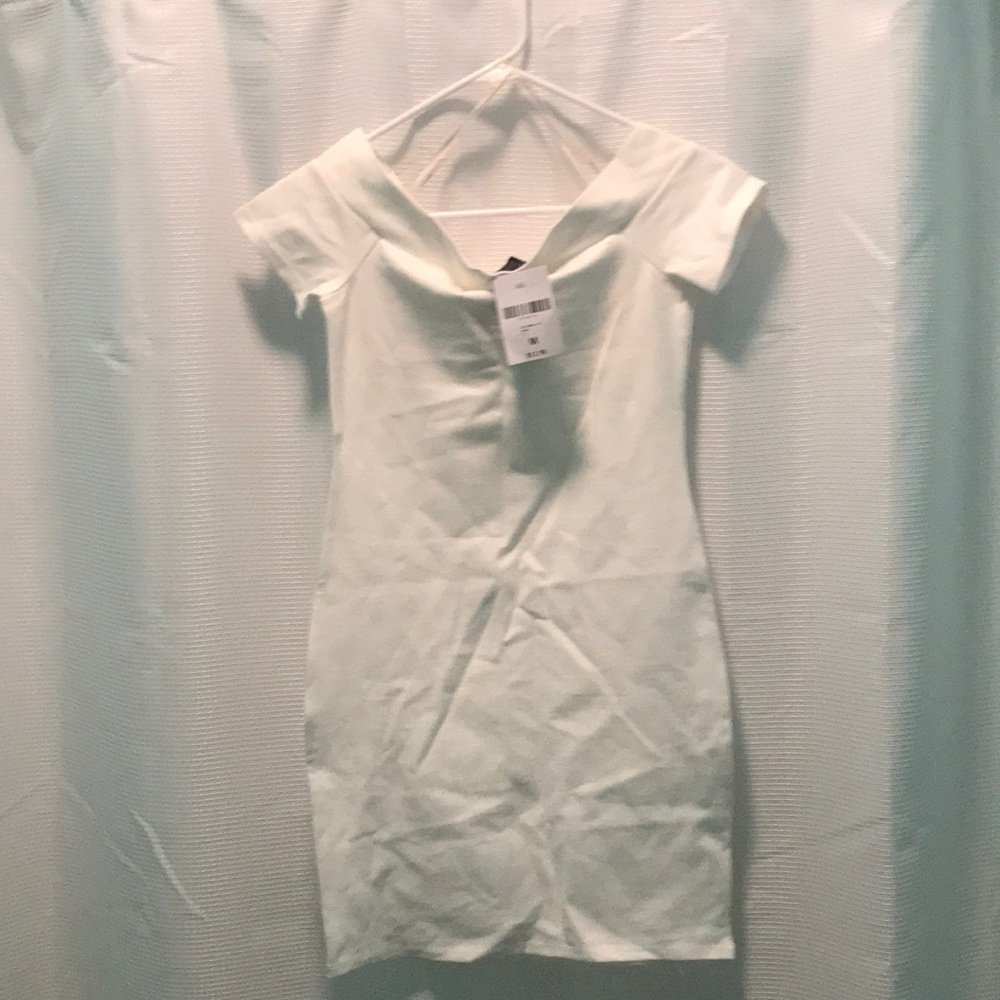 White beautiful dress sorry about wrinkles